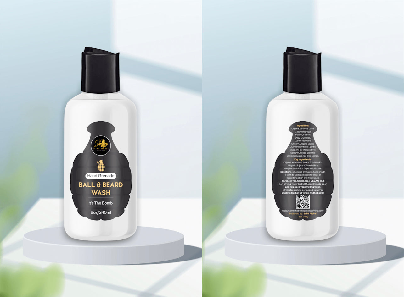 Hand Grenade Beard & Ball Wash