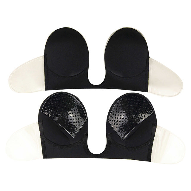 Soutien-gorge auto-adhésif Invisible Push Up, sans bretelles, en Silicone, respirant, pour robe de mariage, nouvelle collection