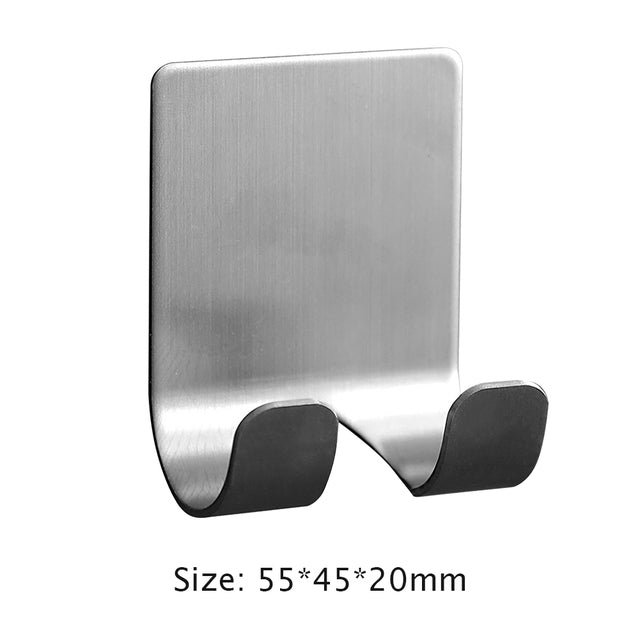 Stainless Steel Razor Holder Kitchen Bathroom Wall Adhesive Storage Hook Door Hooks Hanger Razor Rack Home Organizer