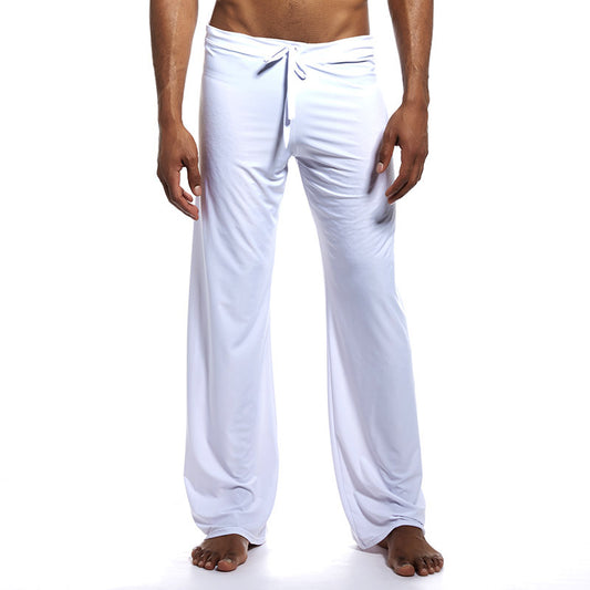 High Quality!  Brand Pants Men&#39;s Pyjama Trousers Dance Harem Sweatpants Sleep Bloomers Casual Trousers 4 colors