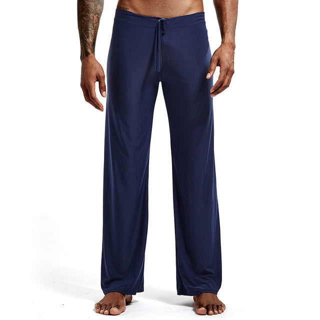 High Quality!  Brand Pants Men&#39;s Pyjama Trousers Dance Harem Sweatpants Sleep Bloomers Casual Trousers 4 colors
